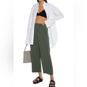 Helmut  Lang pull on pants army green